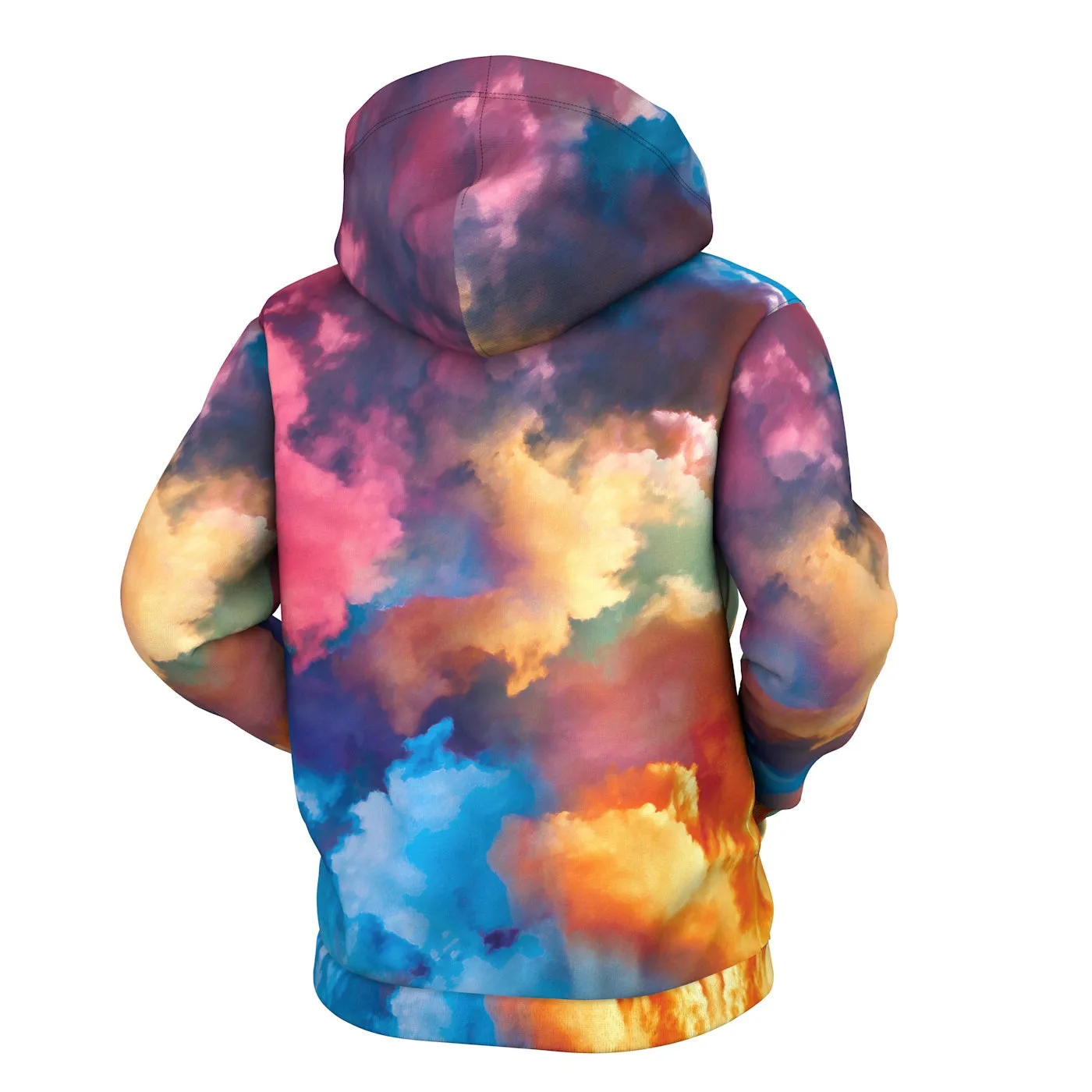 Abstract Zip Up Hoodie