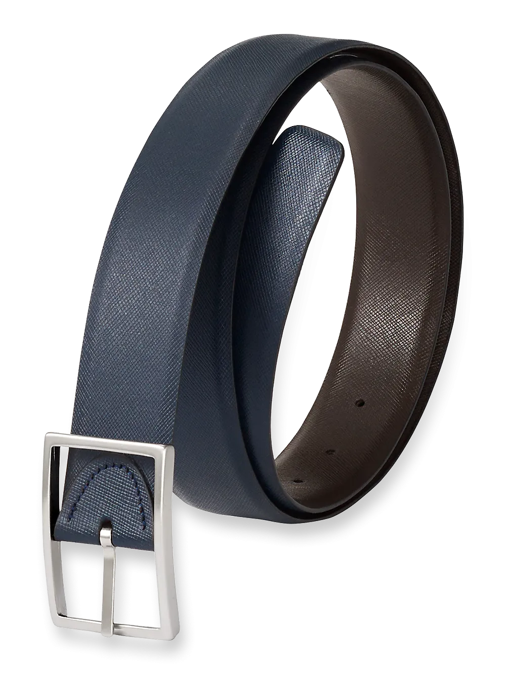 Anderson Reversible Belt - Navy/brown