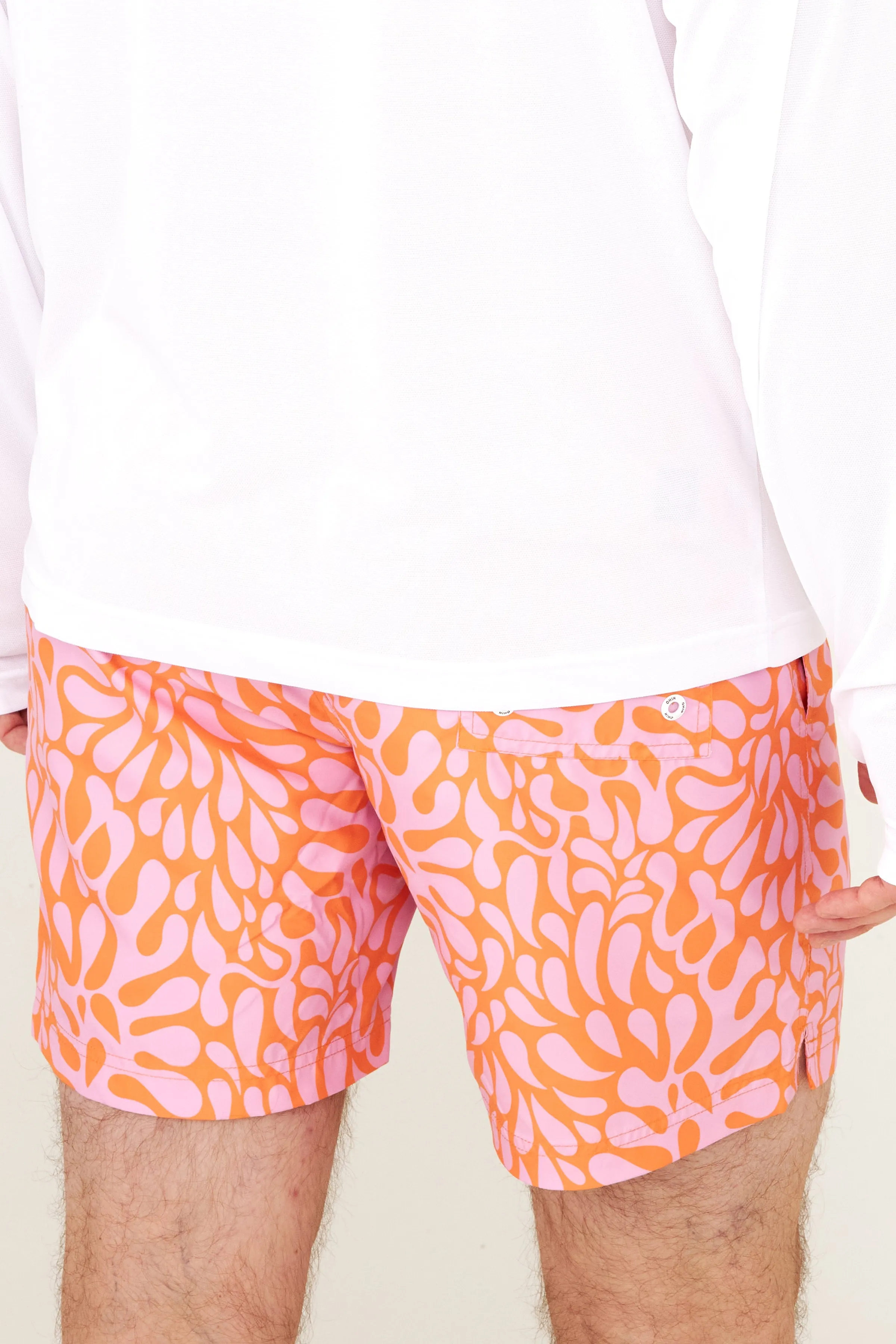 Barbuda Trunk - Dominica Orange Water Print