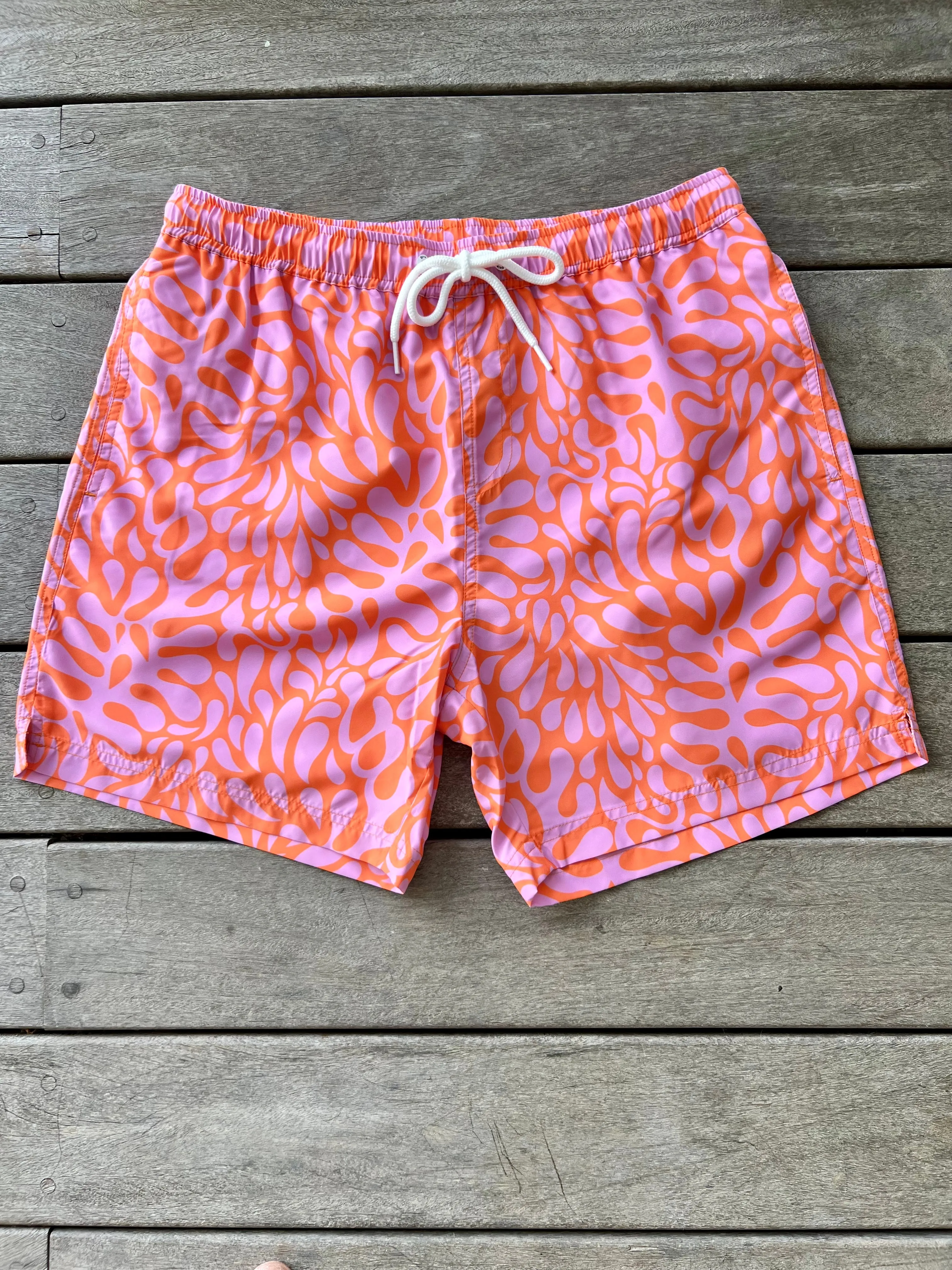 Barbuda Trunk - Dominica Orange Water Print