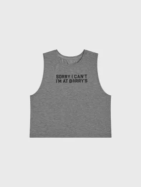 BARRY'S HEATHER GREY LEGEND TANK