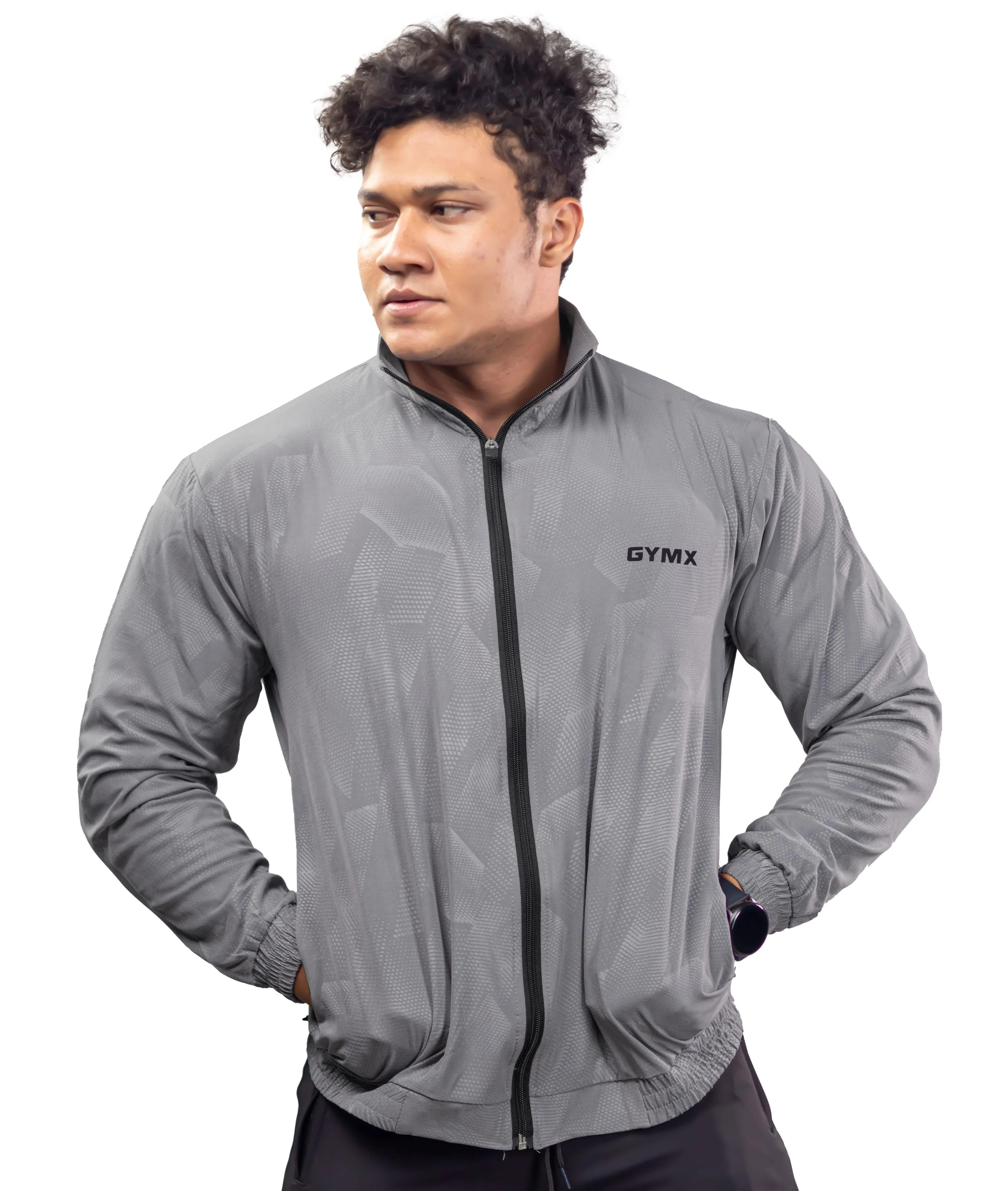 Berlin Camo Windcheater: Grey