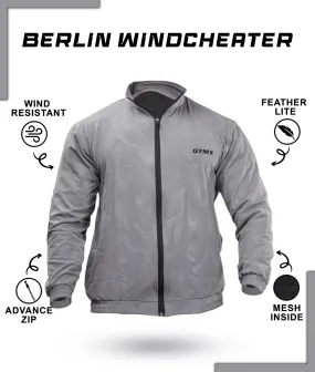 Berlin Camo Windcheater: Grey