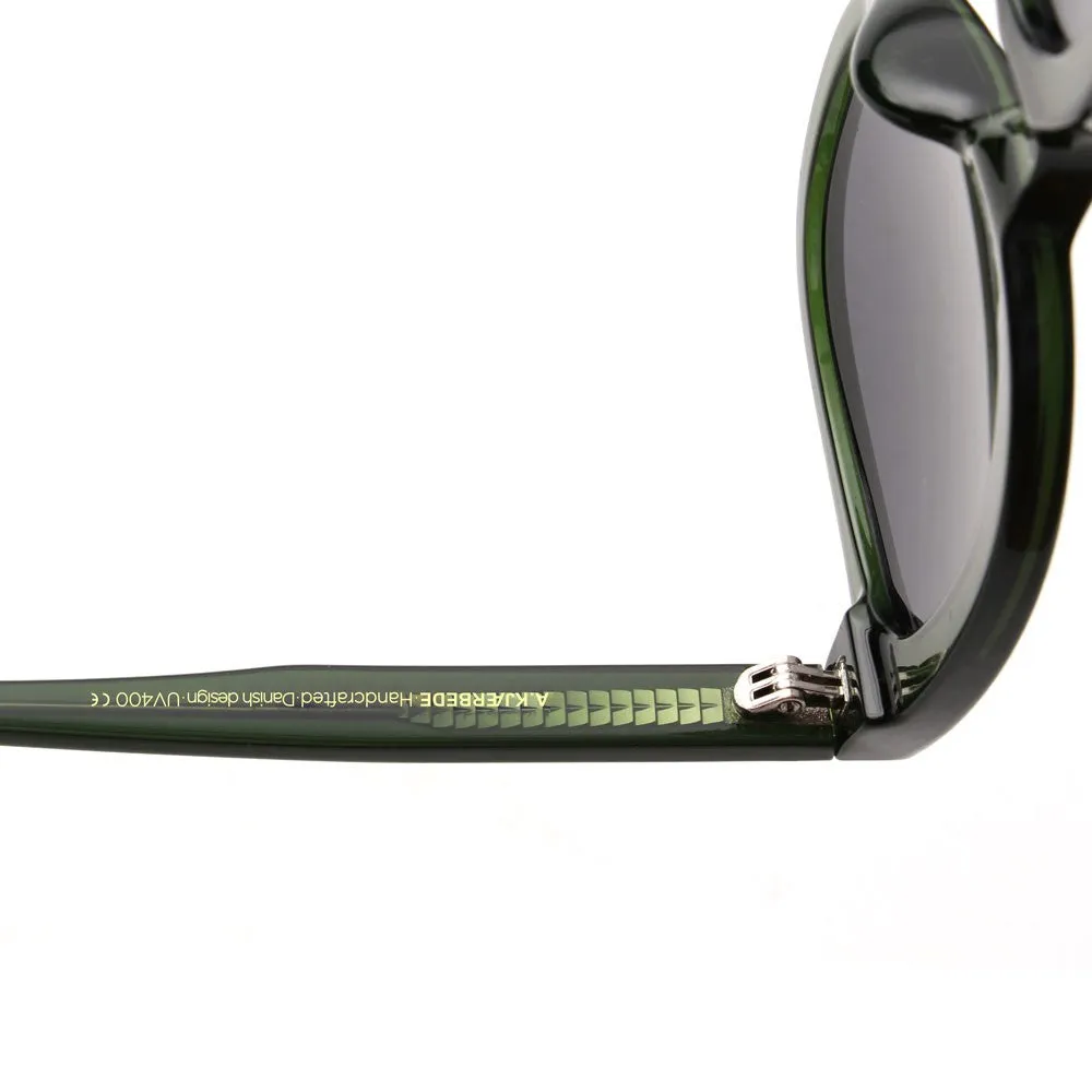 Billy Sunglasses - Dark Green Transparent