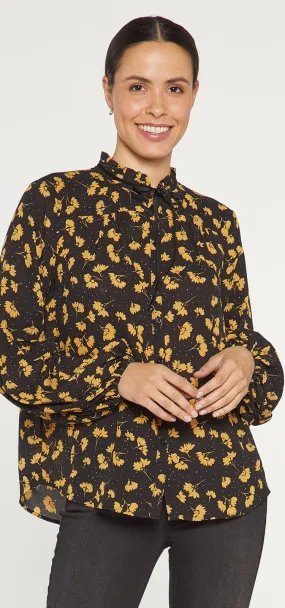 Bishop Sleeve Peasant Blouse Bloemenprint | Eastbank Garden