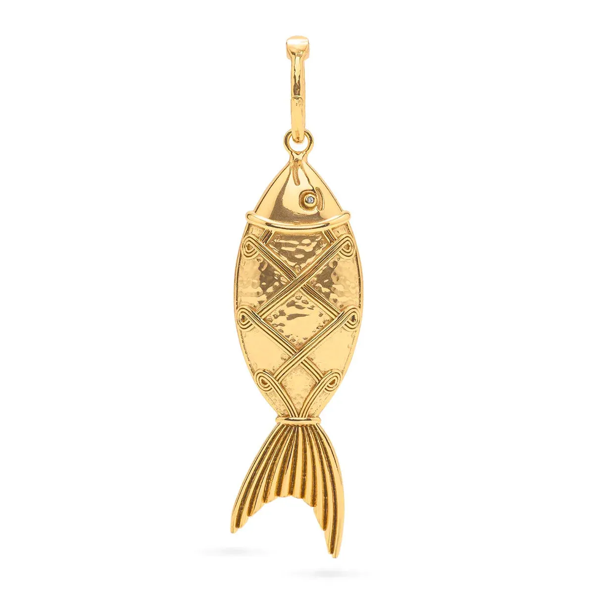 Capucine de Poisson Pendant - Gold