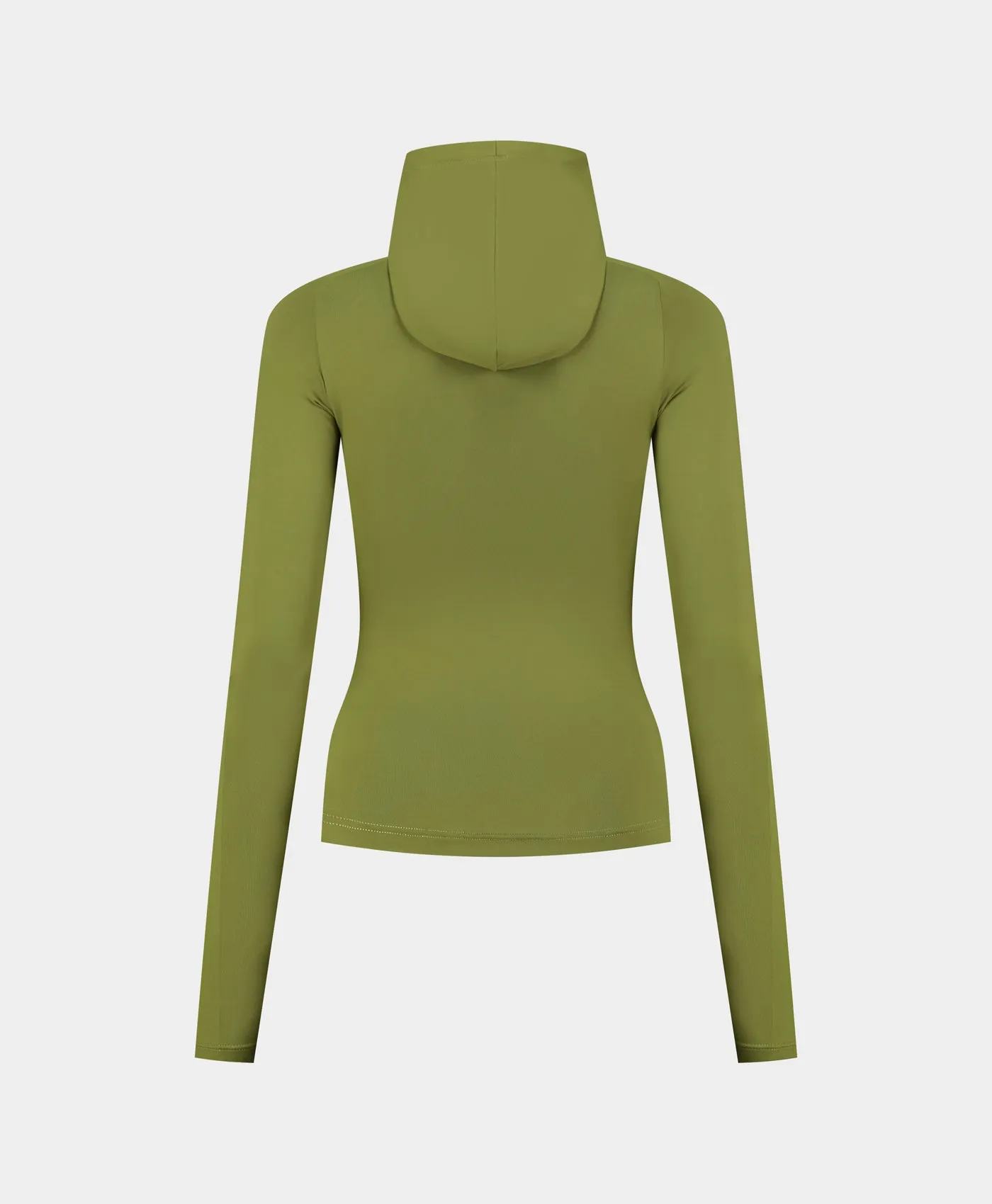 Cardamom Green Unit Tight Hoodie