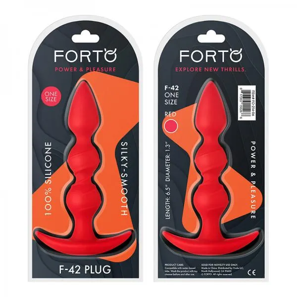 Forto F-42: Spiral Beads Red