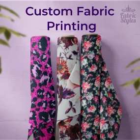 FSC100 Custom Digital Fabric Printing - Choose Your Fabric Base