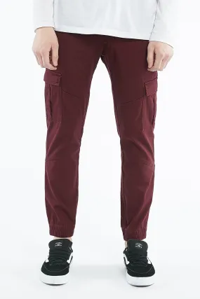 Guys Cargo Purple Jogger