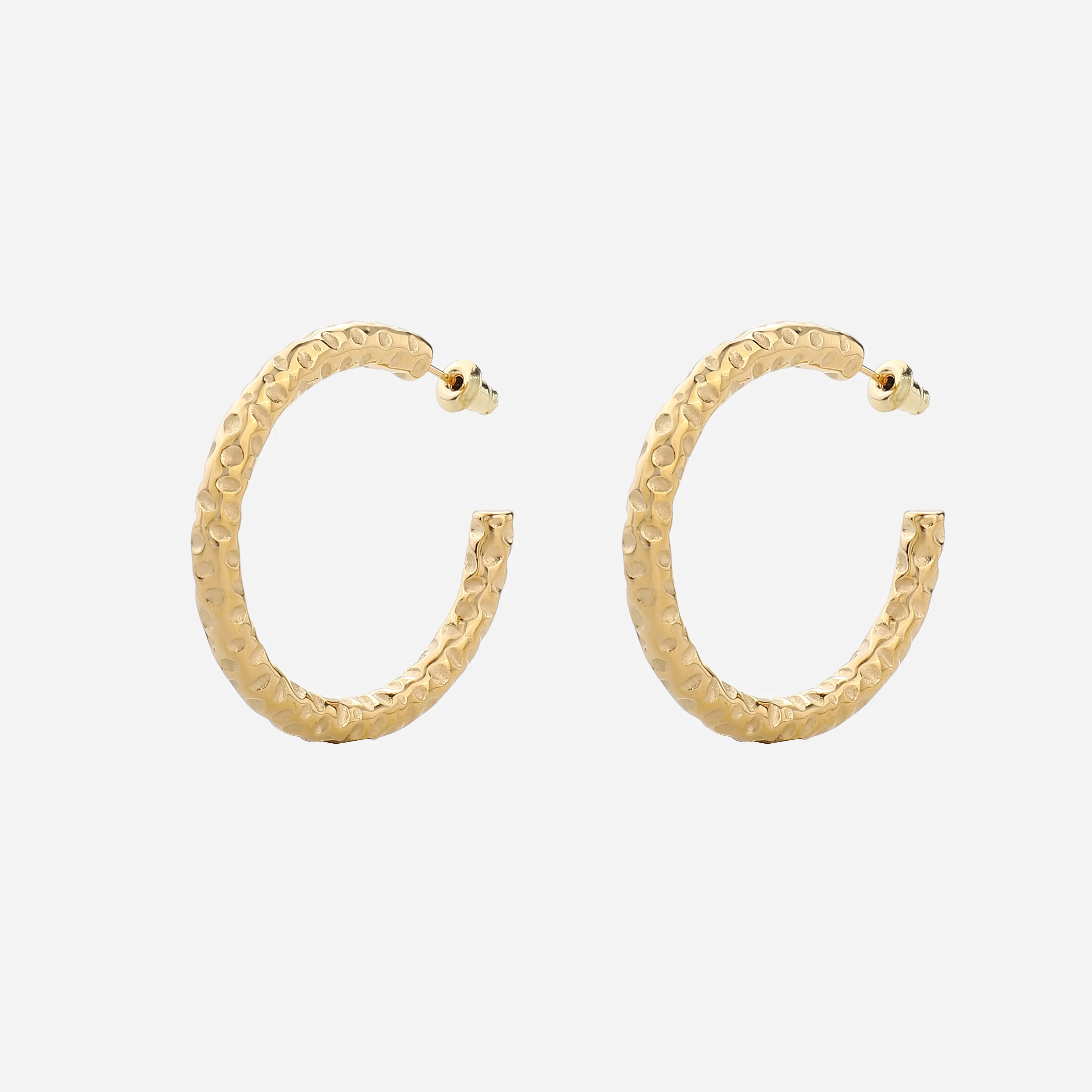 Jessie Textured Hoops