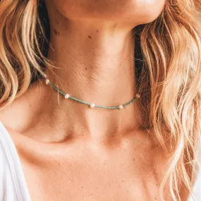 Meribella Pearl Choker Necklace