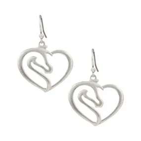 Montana Silversmiths Equestrian Heart Earrings