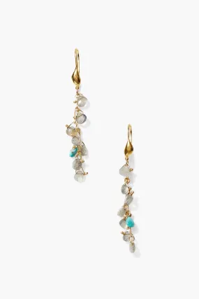 Pacifica Earrings Labradorite Mix