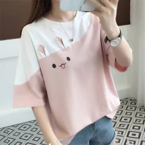 Pocket Bunny Oversized T-Shirt