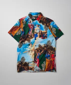 Reason Renaissance Allover Print Short Sleeve Shirt