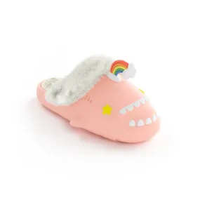 Sharkicks Pro - Winter Rainbow Star Eyes Heel-open