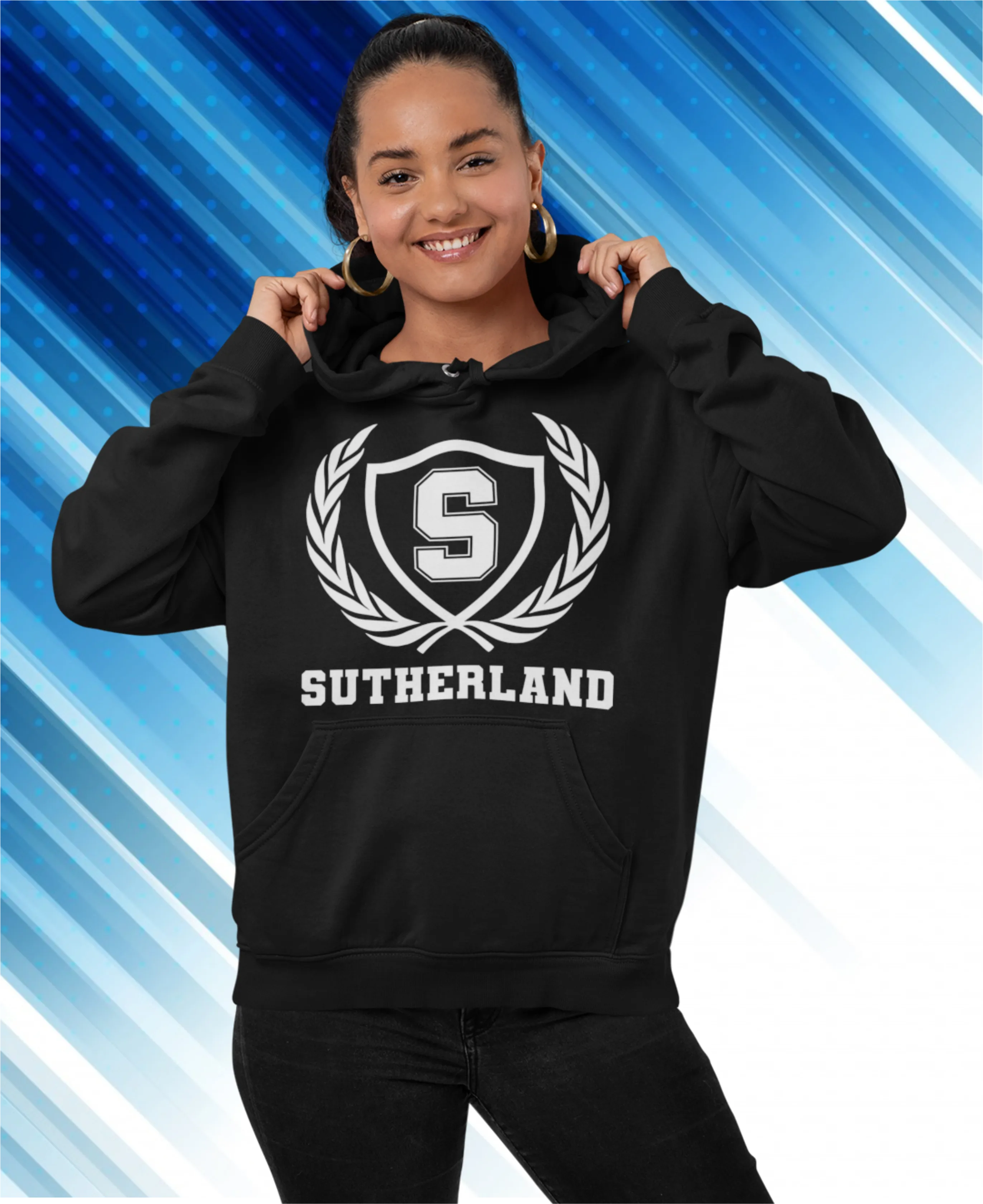 Sutherland Crest Hoodie, T-shirts and Long sleeve