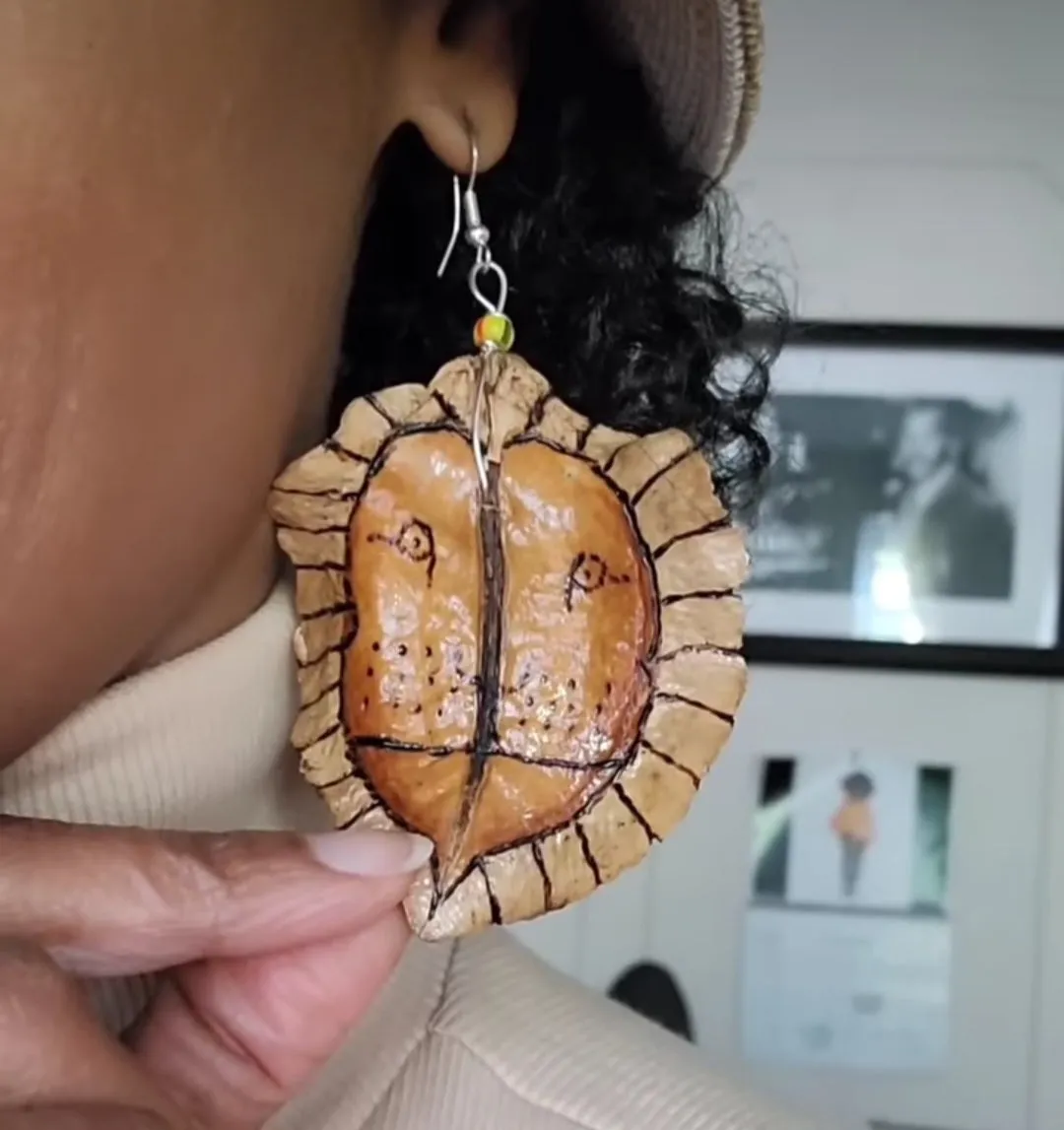 The Lion Leaf Earrings