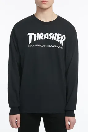 Thrasher Guys Skate Mag Black Long Sleeve