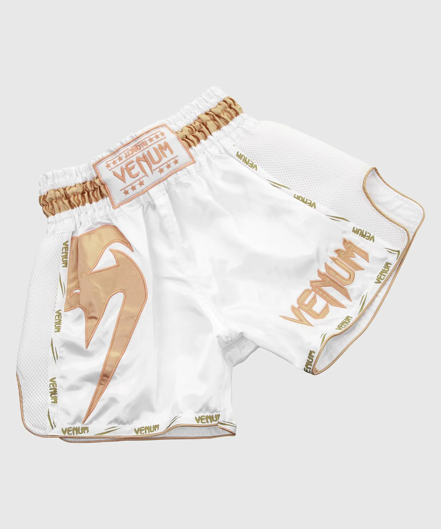 Venum Giant Muay Thai Shorts - White/Gold