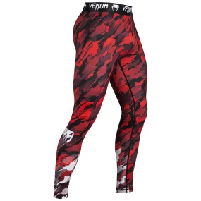 Venum Tecmo Compression Tights - Red/White