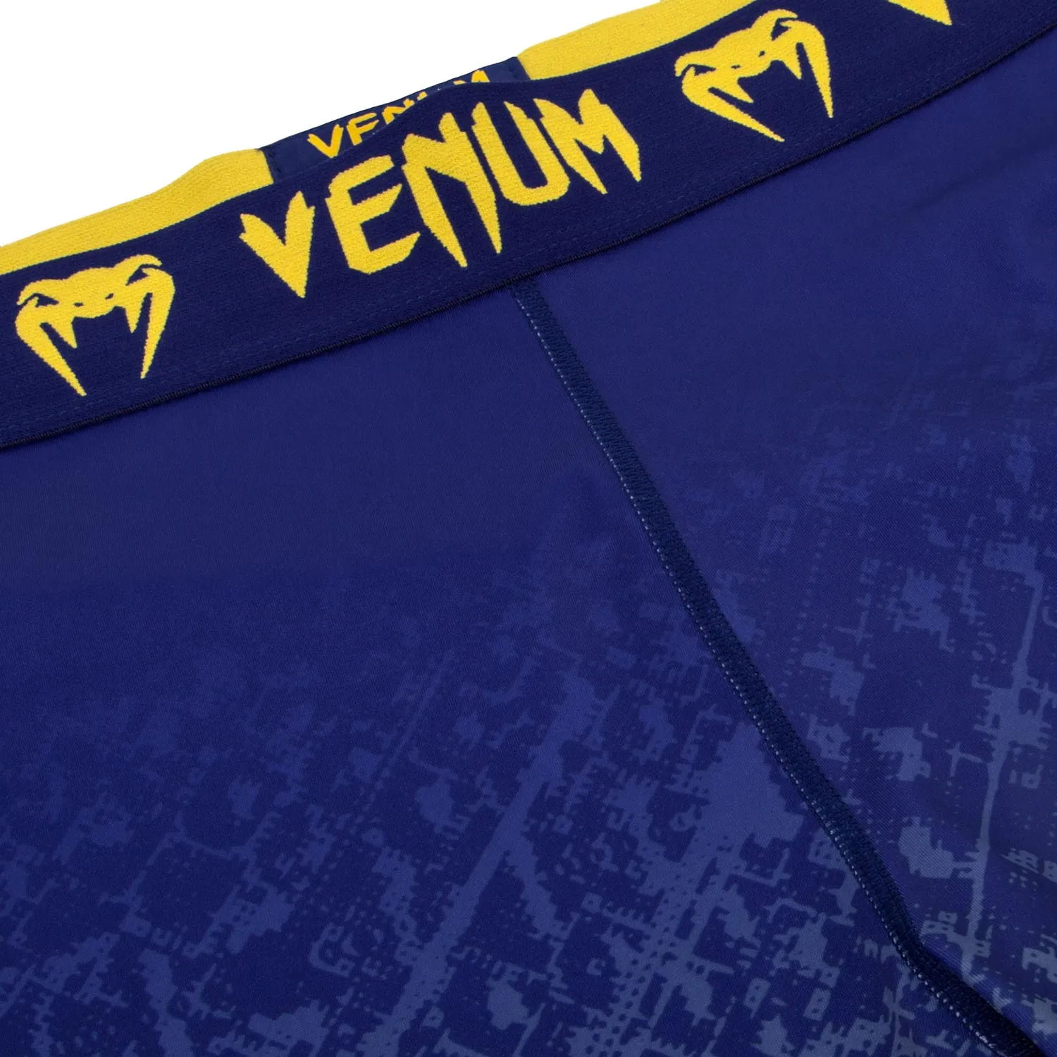 Venum Tropical Compression Tights - Blue/Yellow