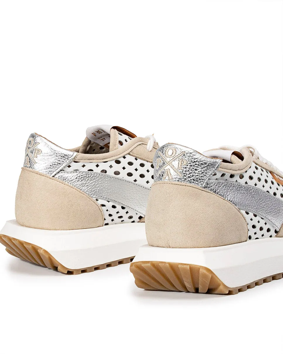 Zapatilla Shar Picados Beige